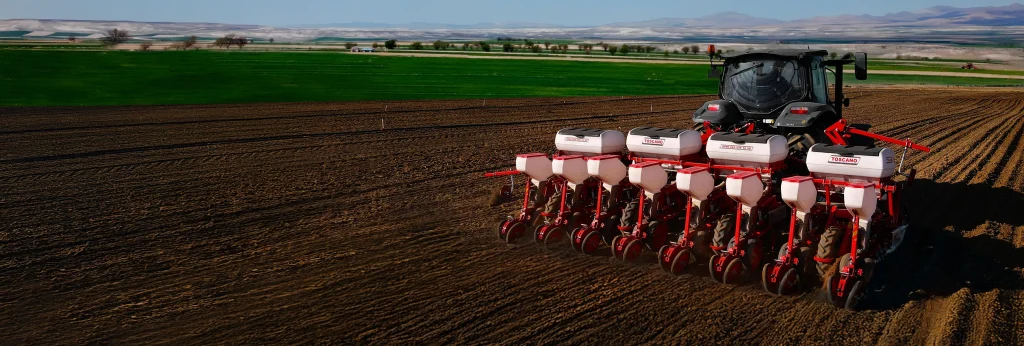 Katlanır pnömatik mibzer ile hassas ekim